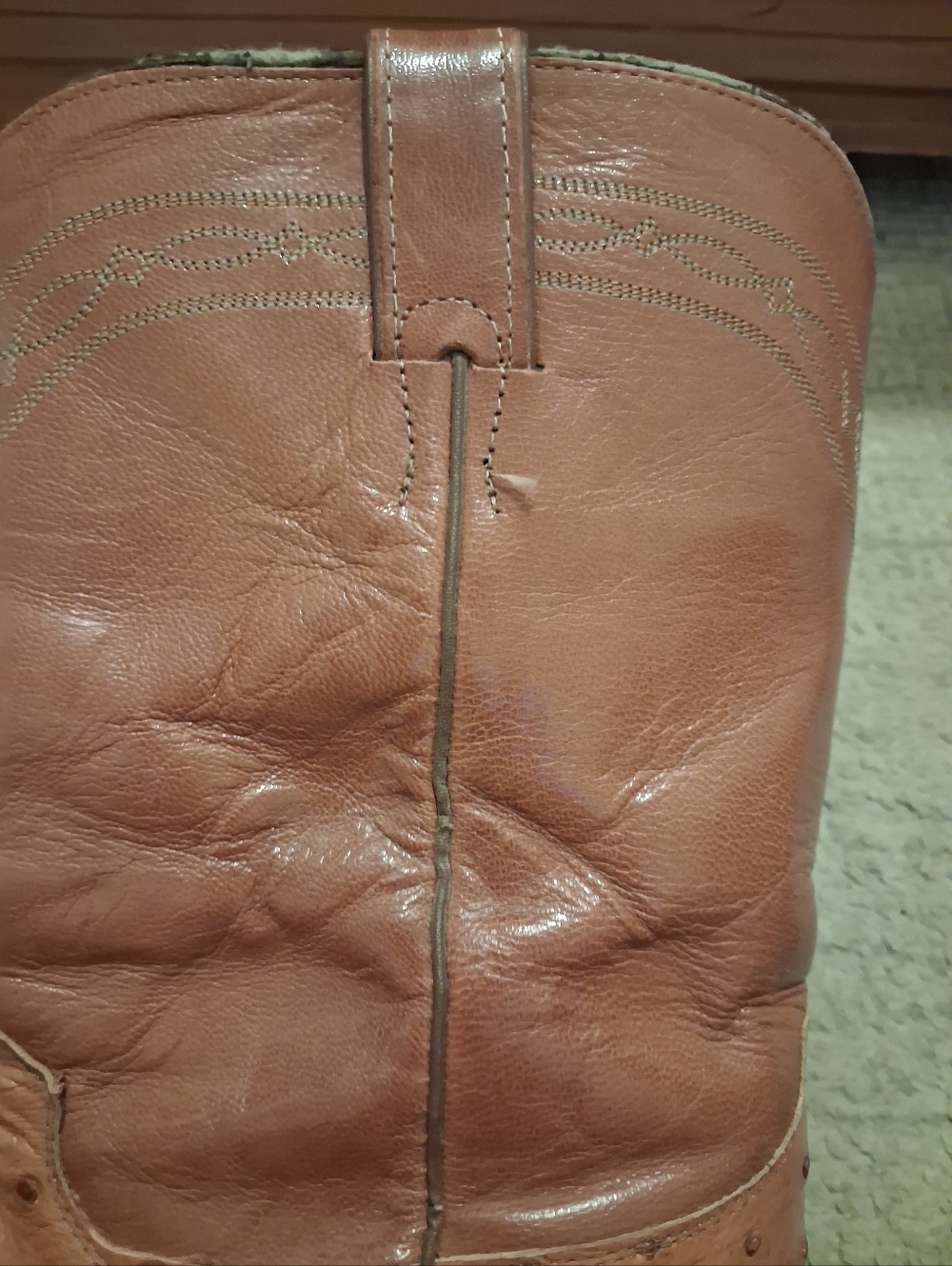 JUSTIN OSTRICH RODEO BOOTS. CLOSET CLEAR OUT! MAKE OFFER!!! - Picture 11 of 14